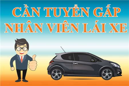 Tuyển nhân viên lái xe 7 chỗ